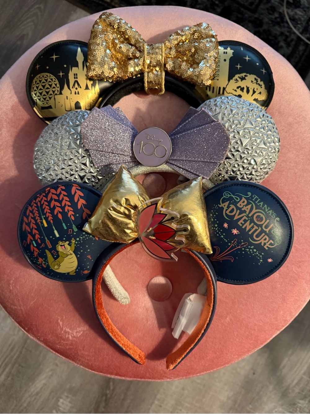 Walt Disney World Set of 3 Ear Headbands: Tiana, Theme Parks, Disney 100